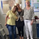 Verabschiedung von den Kolleginnen Manuela Kuckartz links und Manuela Bertram rechts